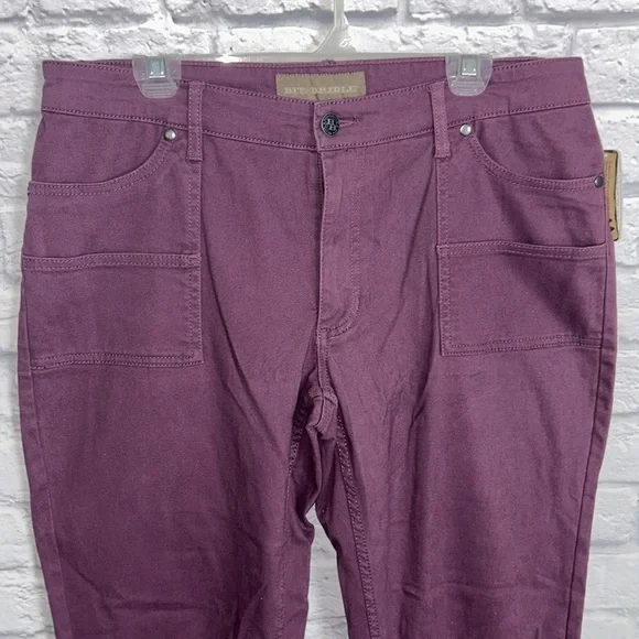 Brit & Brindle size 16 Tractor Supply Purple Western Straight Pants Plus - Picture 2 of 14